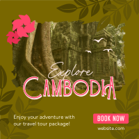 Cambodia Travel Tour Instagram Post