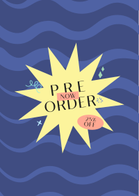 Funky Pre-Order Announcement Poster