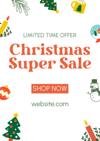 Quirky Christmas Sale Flyer