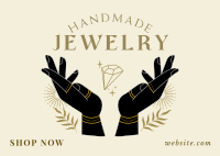 Customized Jewelry Postcard Design