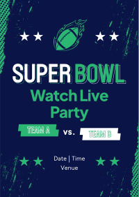 Football Watch Party Flyer