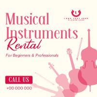 Music Instrument Rental Linkedin Post