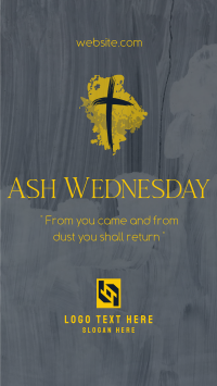 Ash Wednesday Celebration Instagram Story