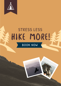 Mountain Hiking Adventure Poster