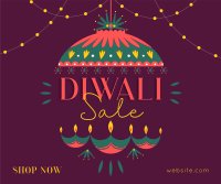 Diwali Lanterns Facebook Post