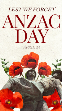 Anzac Day Collage Instagram Story