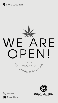 Cannabis Shop Instagram Story