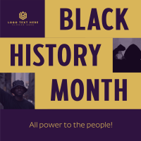 Power Black History Month Instagram Post