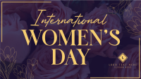 Botanical Women's Day Facebook Event Cover