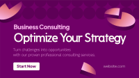 Professional Business Consulting Facebook Event Cover