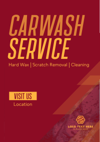 Cleaning Car Wash Service Flyer