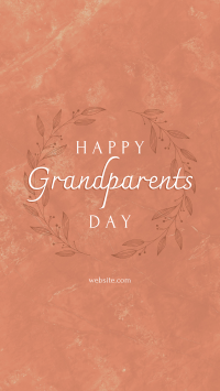 Elegant Classic Grandparent's Day Instagram Story Design