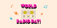 Radio Day Celebration Twitter Post