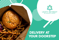 Food Delivery Pinterest Cover Image Preview