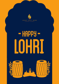 Lohri Festival Poster