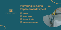 Plumbing Repair Service Twitter Post