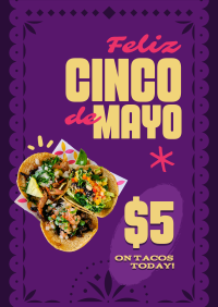 Playful Cinco De Mayo Poster