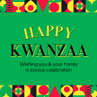 Celebrate Kwanzaa Instagram Post