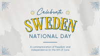 Conventional Sweden National Day Animation