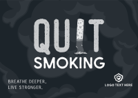 Quit Smoking Postcard