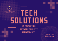 Pixel Tech Solutions Postcard Image Preview