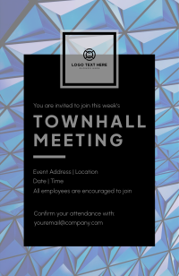 Professional Office Townhall Invitation