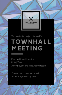 Professional Office Townhall Invitation