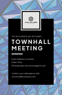 Professional Office Townhall Invitation