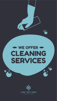 Offering Cleaning Services Instagram Story