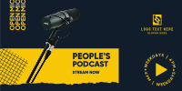 People's Podcast Twitter Post Design