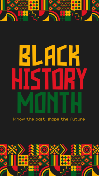 Contemporary Black History Month Facebook Story