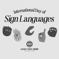 International Sign Day Instagram Post