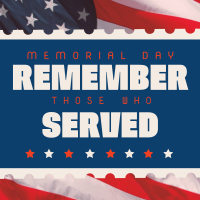 Remember Memorial Day Linkedin Post Design