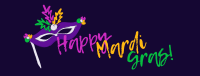 Colors of Mardi Gras Facebook Cover