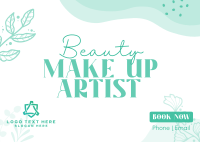 Beauty Make Up Artist Postcard