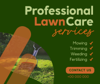 Professional Lawn Care Services Facebook Post Design