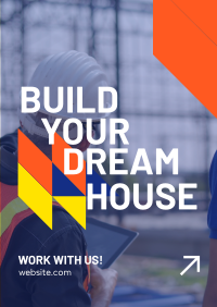 Dream House Construction Flyer