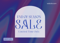 Classy Season Sale Postcard