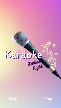 Karaoke Ladies Night Instagram Story