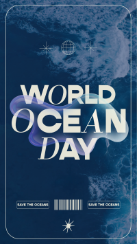 Y2K Ocean Day Facebook Story