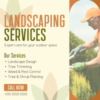 Professional Landscape Services Linkedin Post