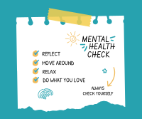 Mental Check Facebook Post