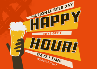 Beer Day Promo Postcard