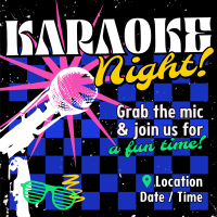 Pop Karaoke Night Instagram Post