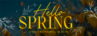 Hello Spring Facebook Cover Design
