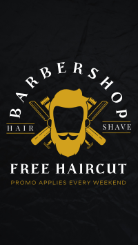 Haircut Promo Facebook Story