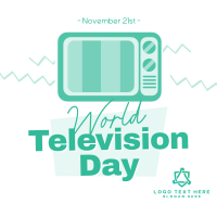 World Television Day Instagram Post Design