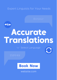 Modern Translation Service Flyer