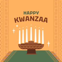 Kwanzaa Candle Instagram Post Design