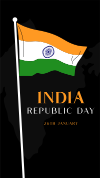 Indian Flag Raise Facebook Story Design